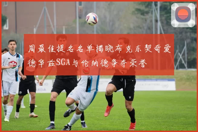 周最佳提名名单揭晓布克东契奇爱德华兹SGA与伦纳德争夺荣誉